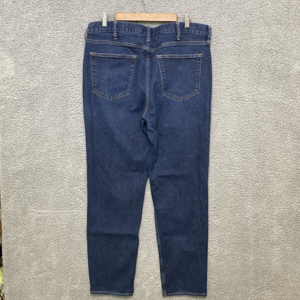 Old Navy Athletic Taper Jeans Men 39x32 Blue Denim Built In Tough Built In Flex - Picture 2 of 11